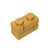 Eske Kouri Gobricks GDS-631 Profile Brick 1x2 Single GRO.Compatible with Lego 98283 All Major Brick Brands Toys Building Blocks Technical Parts Assembles DIY (20 PCS,297 Pear Gold(035))