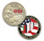 OEF Operation Enduring Freedom Challenge Coin - Military Coin Designed by Military Veterans - Great 3D detail Die Struck Brass Coin