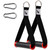 Slim Panda Cable Machine Attachment Handles, Heavy Duty Exercise Handles with 2 Carabiners for Resistance Bands, Replacement Fitness Equipment for Cable Crossover Training Pulley System Home Gym