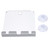 Square Shower Mirror,plplaaoo Fogless Bathroom Shaving Mirror, Shatterproof Mirror with Razor Hook, Anti?Fog Shower Mirror, Bathroom Shaving Mirror Suitable for Store Your Razor, Towel