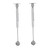 DOITOOL 2 Pcs Hydraulic Support Rod Lid Holder Gas Spring Lid Support Gas Struts for Cabinet Doors Cabinet Hardware Furniture Tools Heavy Duty Hinges Lid Support Hinge Lift Support Toy Box