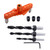 Self Centering Locator Guide Jig 2 in 1 Dowel Jig Kit Wood Dowel Hole Drilling Guide Woodworking Tools Orange