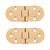 DOITOOL 2pcs Flap Hinge Desk accesories Desk Accessories accesorios para escritorio Screw Tray Hinge Fixing Plate Office Furniture Accessory Flip-top Hinge Desk Hinge Computer Desk Thicken