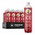 Sparkling Ice, Fruit Punch Sparkling Water, Zero Sugar Flavored Water, with Vitamins and Antioxidants, Low Calorie Beverage, 17 fl oz Bottles (Pack of 12)