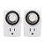 Century Indoor 24-Hour Mechanical Outlet Timer, 3 Prong, 2-Pack