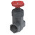 King Brothers Inc. GVG-1500-S 1-1/2-Inch Slip PVC Schedule 80 Gate Valve, Gray