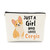EXUQO Just a Girl Who Loves Corgis Cute Corgi Makeup Bag Cosmetic Bag Travel Toiletry Zipper Pouch, Corgi Mom Gifts for Women, Corgi Owner Gifts, Dog Lovers Women Girls Gifts