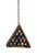 Clementine Designs Eight-Ball Billiards Pool Rack Room Ceiling Fan Light Pull