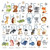 ABC Wall Stickers, Alphabet Wall Decals, Animal Alphabet Wall Decals, Classroom Wall Decals, ABC Wall Decals, Wall Stickers for Kids ABC Letters, ABC Decal for Kids Room