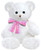 First & Main 10" White Dena Teddy Bear