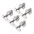 DOITOOL Cabinet Hinge 5 PCS Heavy Duty Hinges Cabinet Hinges Stainless Steel Door Hinges Hydraulic Furniture Hinges Stainless Steel Hinges Concealed Hinge Pipe Cabinet Hinges