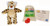 Make Your Own Stuffed Animal Mini 8 Inch Fluffy Spotted Leopard Kit - No Sewing Required!