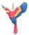 TiKi Tropical Macaw Parrot Bird Ceiling Fan Light Pull
