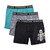 STAR WARS Men's Mandalorian Comfort Boxer Brief Underwear, Black, Medium (43UT090MBBZA)