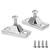 Boat Deck Hinge Bimini Top Side Mount,316 Stainless Steel Deck Hinge Fitting Hardware,Pack of 2