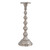 Creative Co-Op Metal Taper Holder, Silver Finish