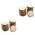 EXCEART 20 pcs Natural Wood Slices Wood Rounds Wood Slices for Crafts Tree bark Wood Slices Wooden Circles for Crafts Wood Discs Wooden Plate Wood Chips Ornaments Log Manual Wood Crafts
