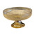 Fenteer Decorative Fruit Bowl Snack Bowl Multifunctional Round Dessert Bowl Decorative Pedestal Bowl Pedestal Fruit Bowl for Table Centerpiece Party, Gold