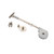 LIGHTAOTAO 1 PC Springs Soft Close Hinges Spring Hinge Gas Struts Lift Support Hinge Mixer Lift for Cabinet Slow Down Lift Stay Support Heavy Duty Hinges Gas Spring Cupboard Cabinet Door