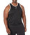 adidas Men's Size 3-Stripes Tank, Black/White, Large/Tall