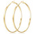 LOUMILEO Large Gold Hoop Earrings for Women 14K Gold Plated Hoop Earrings Hypoallergenic Big Gold Hoop Earrings Lightweight Thin Gold Hoop Earrings for Women