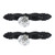 T Tulead Cabinet Knobs Pull Handles Decorative Drawer Dresser Knobs 3.46-Inch Hole Centers Closet Cupboard Door Pull Knobs 2PCS with Screws (Style 1)