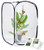 RESTCLOUD Insect and Butterfly Habitat Cage Terrarium Pop-up 23.6 Inches Tall (White + Black)