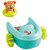 Hape Tubing Pull-Back Boat Bath Toy| Teddy Bear Floating Paddle Boat Bath Toy| Bathtub Shower Toy for Toddlers