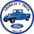 Desperate Enterprises Ford - Trucks Round Aluminum Sign with Embossed Edge - Nostalgic Vintage Metal Wall Decor - Made in USA