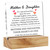 Mother Gift Mom Gifts From Daughter, Meaningful Mother & Daughter Desk Decor Acrylic Desk Plaque Sign With Wood Stand Home Desk Sign Keepsake Present Mother Gift Mom Gifts From Daughter, Meaningful Mother & Daughter Desk Decor Acrylic Desk Plaque Sign With Wood Stand Home Desk Sign Keepsake Present