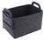 Storage Basket Felt Storage Bin Collapsible & Convenient Box Organizer with Carry Handles for Office Bedroom Closet Babies Nursery Toys DVD Laundry Organizing