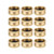 CARBBIA 12PCS 3/4" Garden Hose Cap Garden Hose Connector Brass Cap with Washer Female Fitting Cap