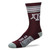 For Bare Feet NCAA Texas A&M Aggies 4 Stripe Deuce Crew Sock Team Color LARGE