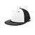 Pacific Headwear Standard D-Series Trucker Snapback Cap, White/Black/Black