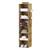 YOUDENOVA Hanging Closet Organizer, 6-Shelf Closet Hanging Storage Shelves, Khaki