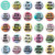 120 PCS 1.5 Inch Pronoun Badge Pins Buttons Gender Identity Pronoun He Him She Her They Them Pronoun Buttons