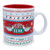 Silver Buffalo Friends Central Perk Holiday Sweater Ceramic Mug | Large Coffee Cup For Espresso, Tea | Holds 20 Ounces