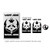 Dark side Light side Star Wars inspired light switch decal sticker # 986 (2, 1 toggle wall plate)