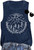 Womens Summer Tops Funny Hiking Camping Mountain Graphic Tank Causal Oudoor Travel Athletic Workout Sleeveless Shirts Cotton Loose Fit Top-XL (Navy Blue)