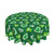 Aitukang Green St Patricks Day Tablecloth,Round Tablecloth 60 Inch,Saint Patricks Shamrock Table Cloth Water Resistant Washable Polyester Table Cover for Kitchen Dining Table Party Decorations