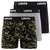 Levi's Boxer Briefs for Men, Cotton Stretch Breathable Men's Underwear 3 Pack Camo/Grey/Black