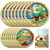 Treasures Gifted Dinosaur Party Supplies - Serves 16 Guests - Dinnerware Starter Set Dinosaur Birthday Party Supplies - Dinosaur Decorations for Birthday Party - Dinosaur Plates and Napkins