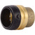 SharkBite 1-1/4 Inch Push Cap, Push to Connect Brass Plumbing Fitting, PEX Pipe, Copper, CPVC, PE-RT, HDPE, UXL0435