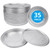 LOYUDEQIU Aluminum Foil Pie Pans 35pcs with lids- Disposable Pie Tins For Bakeries, Cafes, Restaurants - Durable Foil Pans for Pie, Fruit Tarts, Quiche (1, 9 Inch)