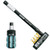 Vessel 121561 820FX-4 Stubby Ratchet Screwdriver with 4 Bits