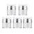 Airless Pump Jar, 5PCS Cream Jar Vacuum Bottle Refillable Travel Containers for Toiletries, Airless Pump Bottles for Lotions And Creams(0.5 Oz/15ml)