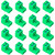 Tcenofoxy 20 Pcs 5.08mm 2 Pin Phoenix Type Connector Green PCB Screw Terminal Block 2 Pole