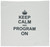 3dRose qs_157757_3 Keep Calm and Program on Carry on Programming Coding Programmer Job Gifts Fun Funny Humor Quilt Square, 8 by 8-Inch