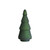 Creative Co-Op 4-1/4" Round x 9-1/2"H Embossed Mercury Glass Tree, Matte Green