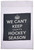 3dRose fl_171921_1 "We Cant Keep Calm Its Hockey Season, Black and Gold Garden Flag, 12 x 18